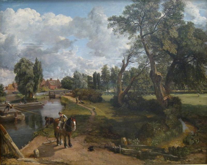 John Constable Flatford Mill or Scene on a Navigable River Germany oil painting art